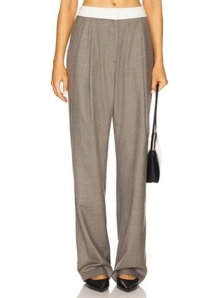 Eaves Auri Trouser In Melange Gray